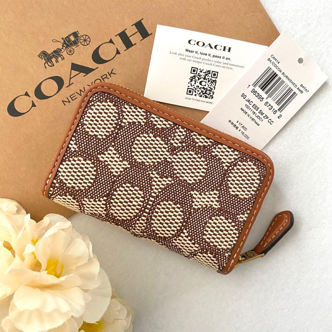 新品　正規品☆COACH コーチ　ケース　キャメル　ケース