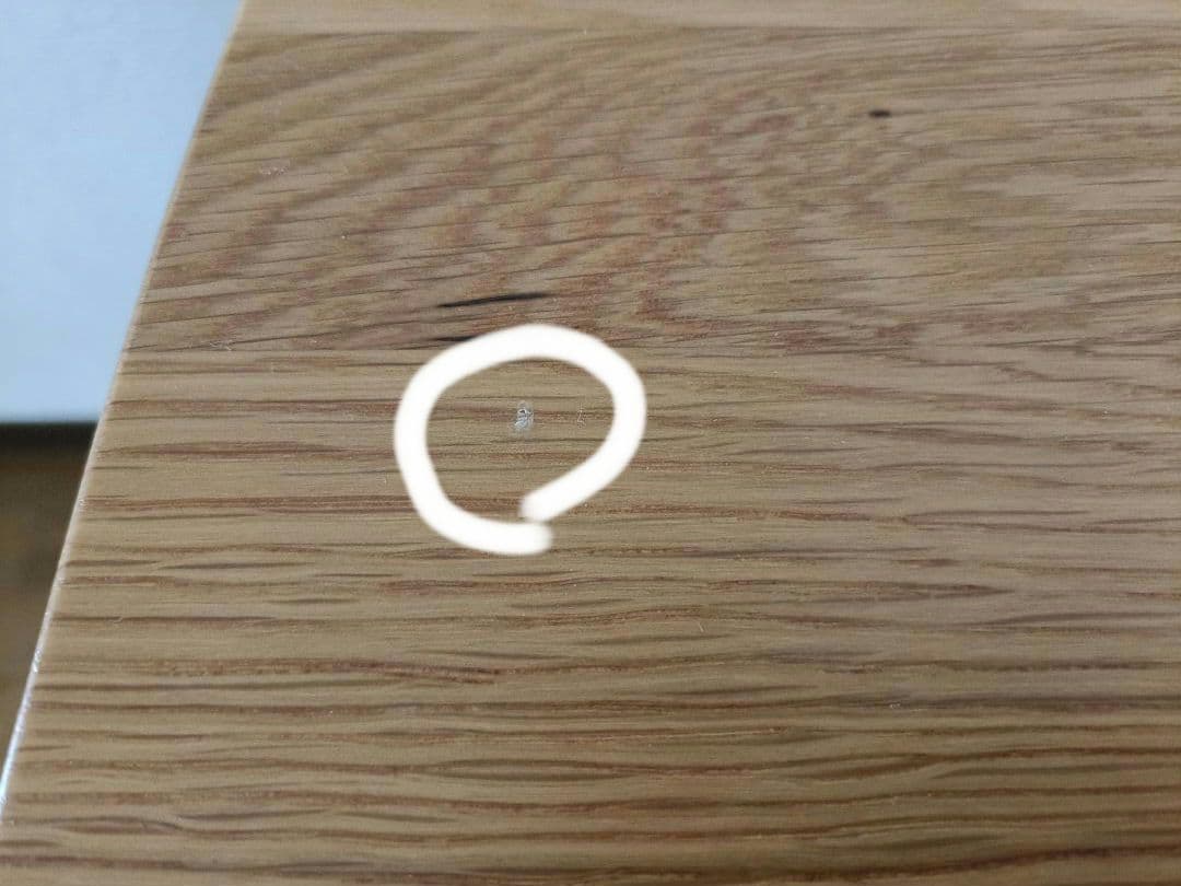 【一時値下げ】無印良品 無垢材テーブル・楕円・オーク材 4人掛け