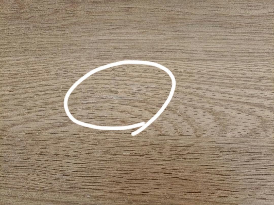 【一時値下げ】無印良品 無垢材テーブル・楕円・オーク材 4人掛け