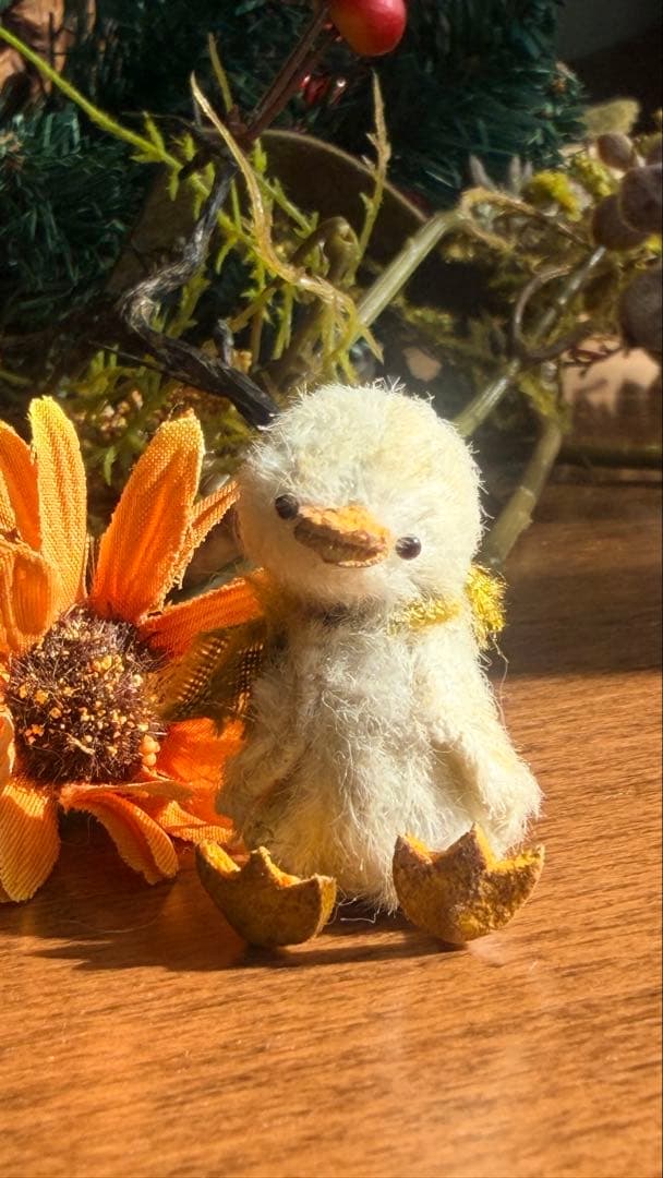 moriのえほん様　小さいアヒル　ぬいぐるみ　ミニチュア　ハンドメイド