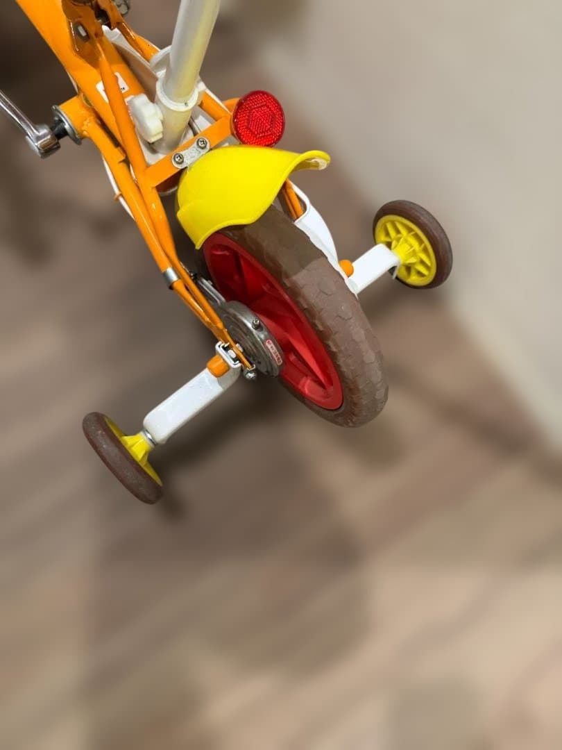 美品それいけ！アンパンマン 補助輪付 子供用自転車 アンパンマンエアホーン2個付