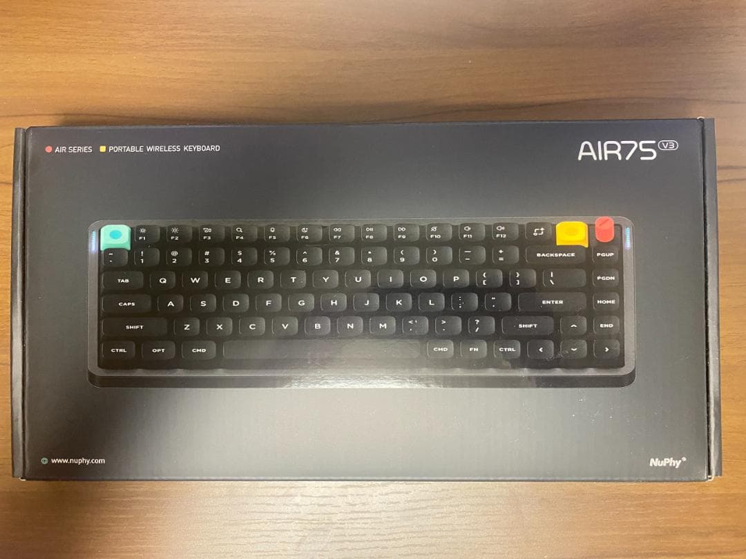 Nuphy Air75 V3 US配列 赤軸