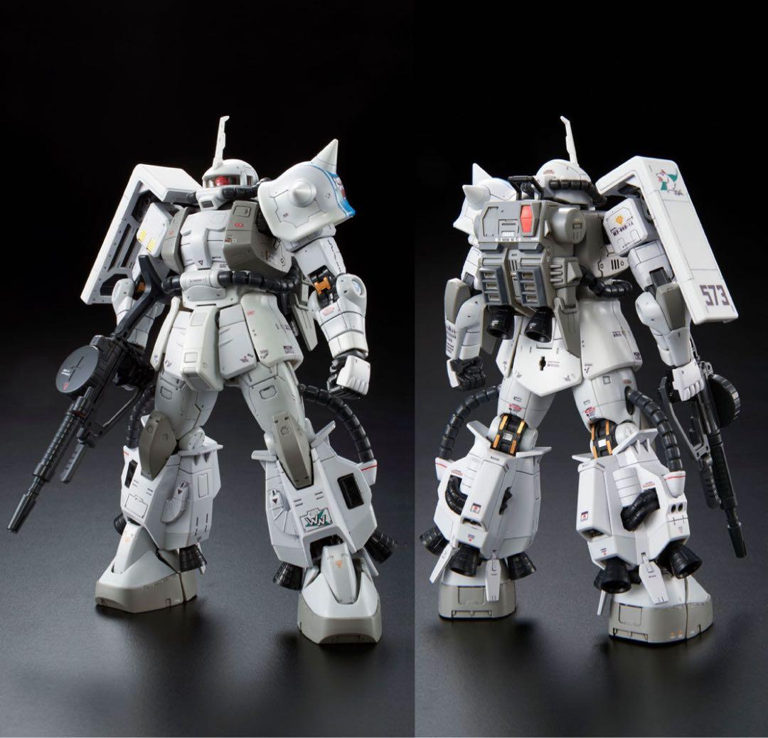 BANDAI RG ザクII 2種紅白セット