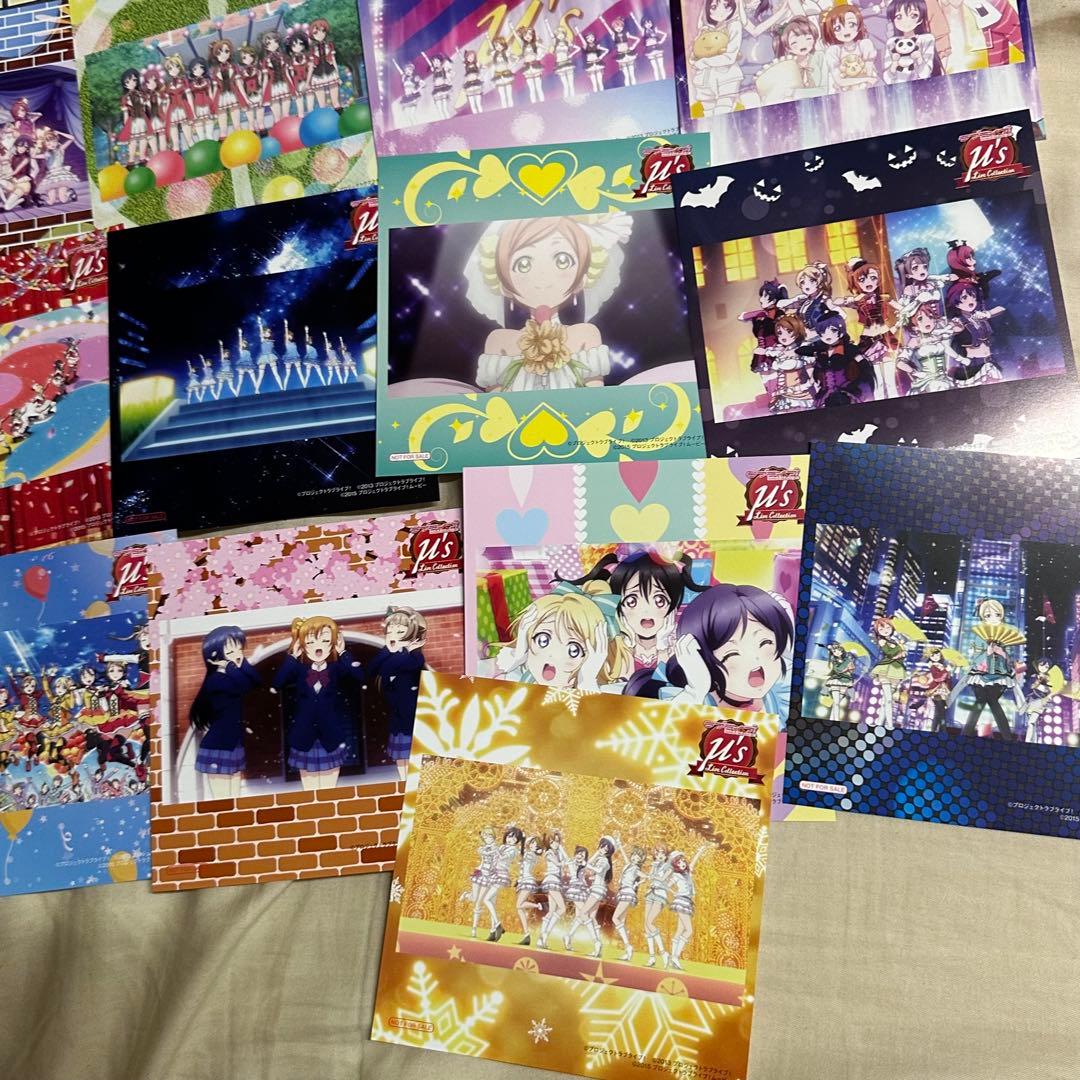 ラブライブ！　μ’s 特典　色紙　イラストシート　まとめ売りセット