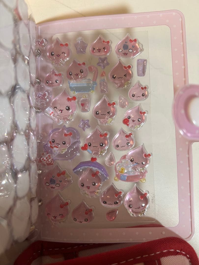 シール 完成品 ボンボンドロップシール おはじきシール ウォーターinシール