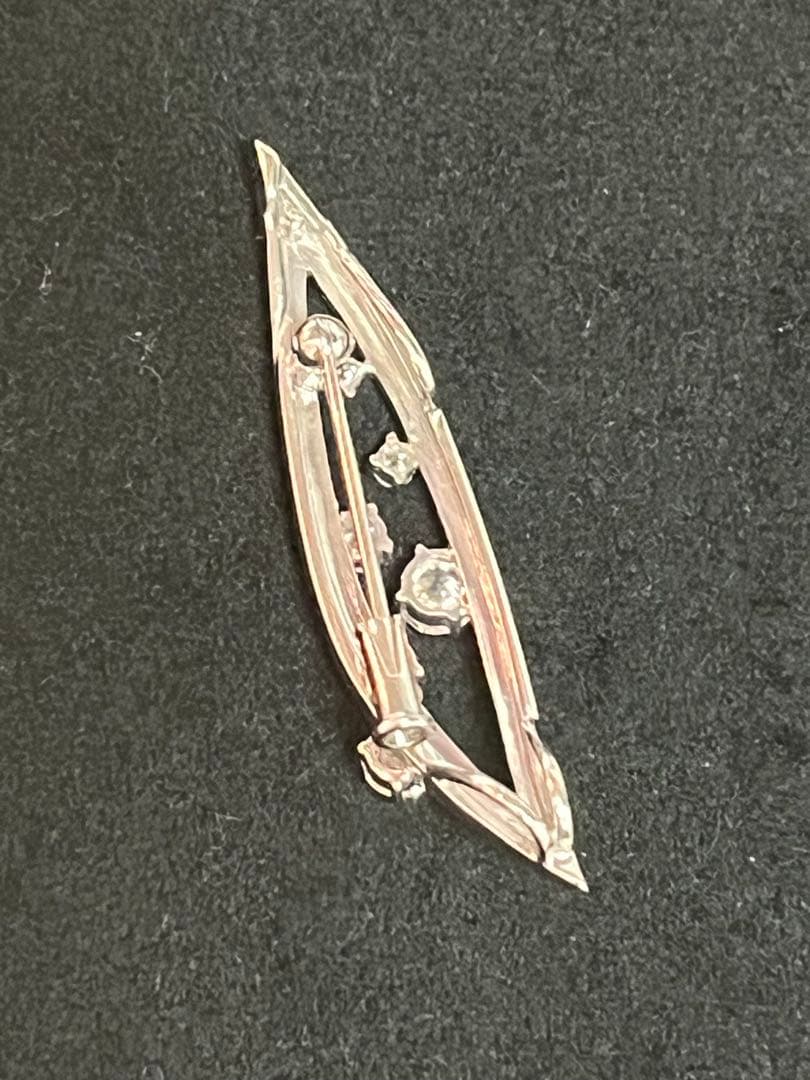 タサキ　田崎　ダイヤ　ペンダント　ブローチ　ネックレス　K18 WG