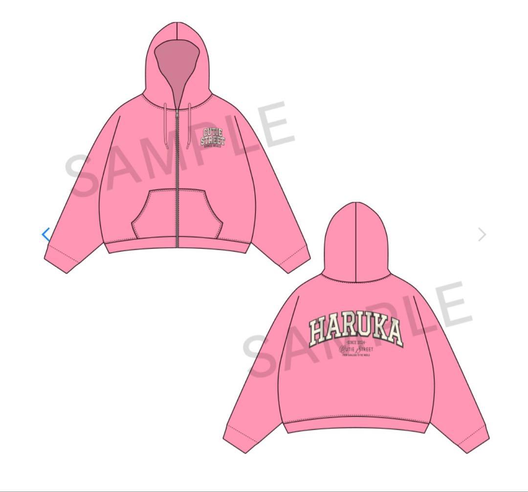 CUTIE STREET OSHI API Zip-up hoodie 桜庭遥花