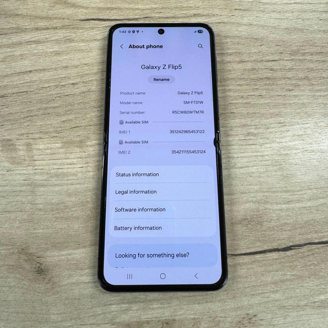 Samsung Galaxy Z Flip 5｜256gb｜SIMフリー