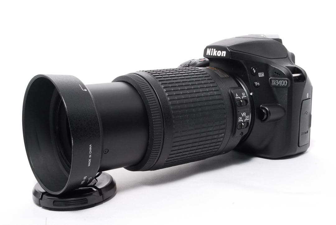 ◆AF-Pレンズ◆Nikon D3400◆Wレンズ◆一眼レフカメラ◆WiFi転送