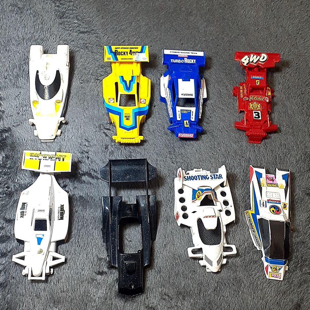 ミニ四駆セット　ボディ✕8 シャーシ✕6　その他パーツ　ジャンク　レトロ