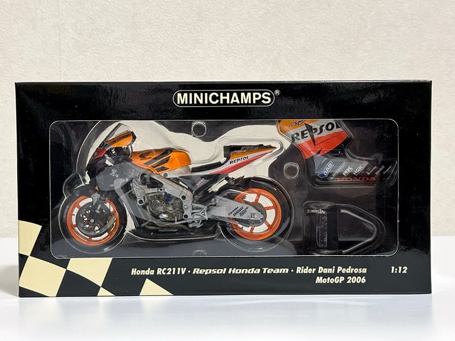 ミニチャンプス 1/12 ホンダ RC211V ダニ・ペドロサ 2006
