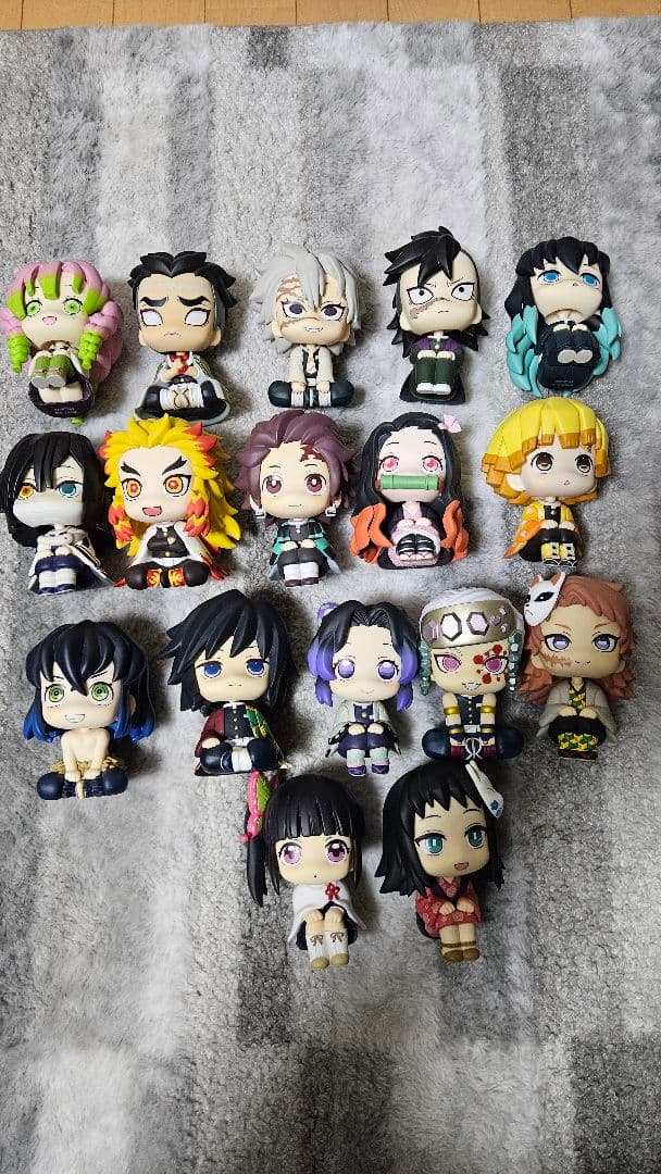 鬼滅の刃 るかっぷ 17体セット 冨岡義勇 煉獄杏寿郎など