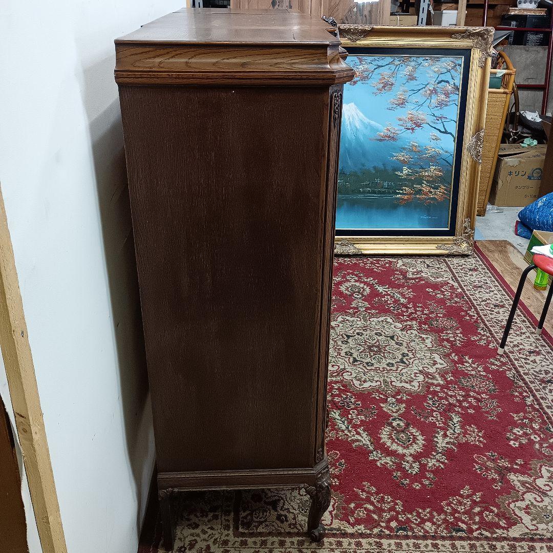 キャビネット　アンティーク　猫脚　外国製