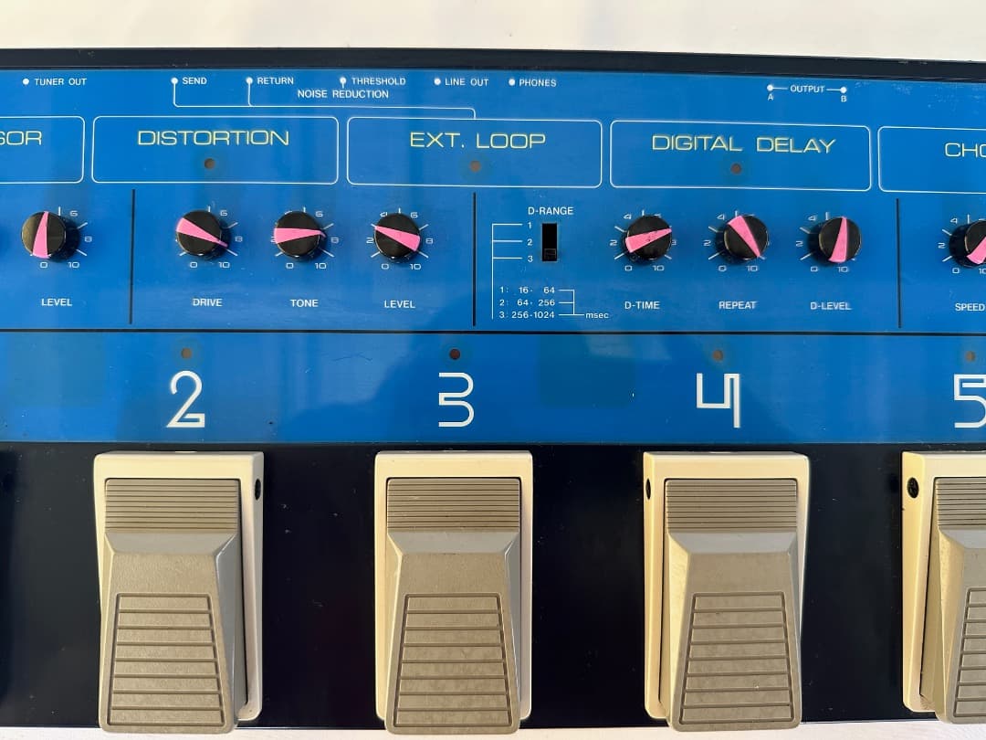 Maxon PUE-5 ギターマルチエフェクター ACアダプター付属