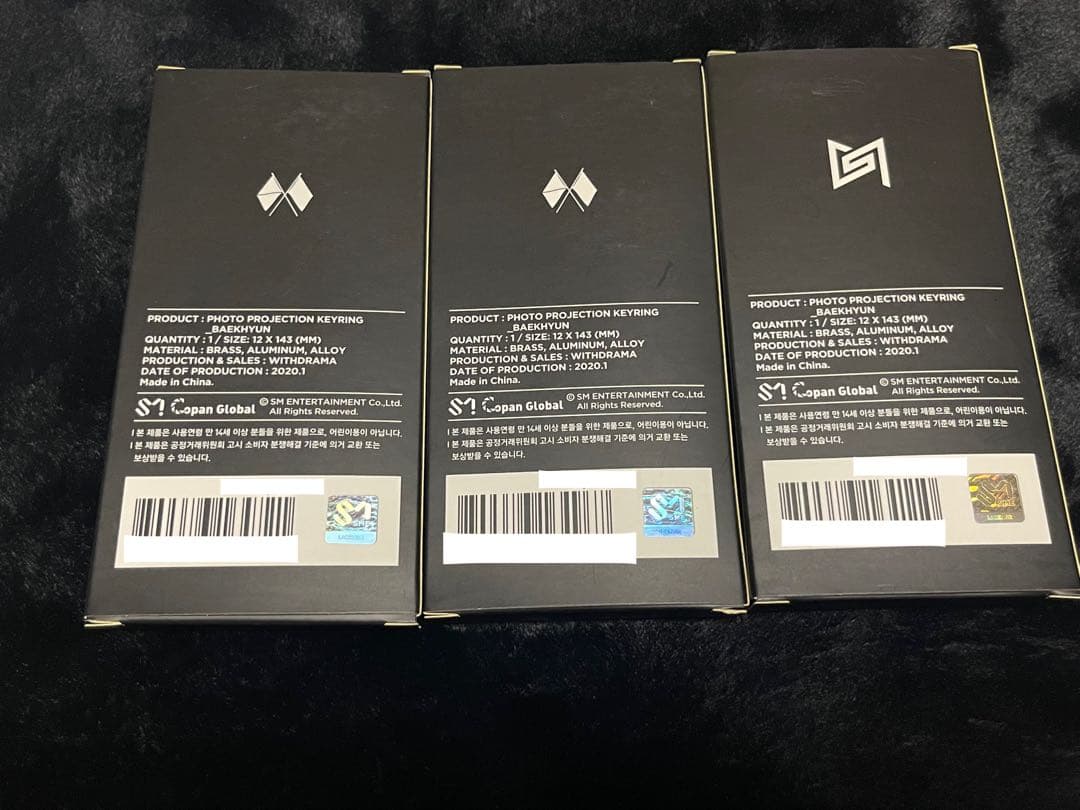 新品未開封 EXO ベッキョン プロジェクション キーリング セット