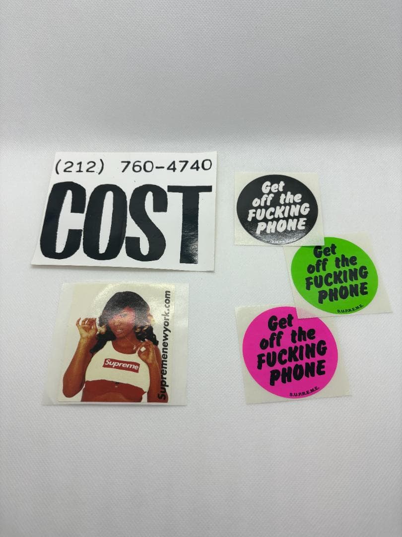 Supreme Cutting Box Logo Sticker カッティング