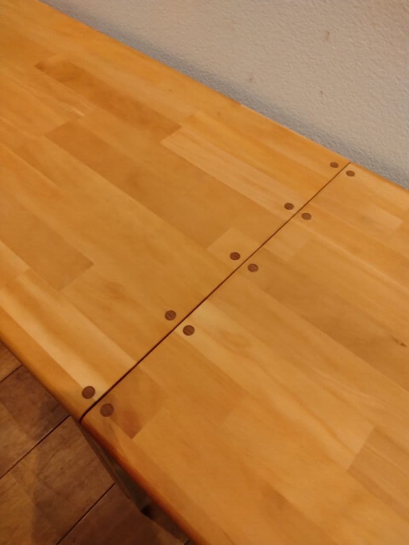 木製　ハンドメイド　オーダー　コの字　キヌカ　机　テーブル　サイドテーブル