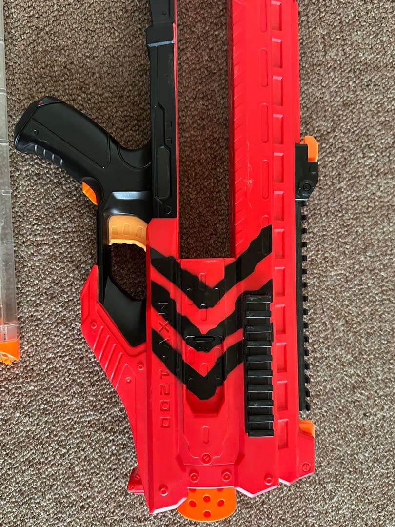 ナーフRIVAL 1500 エアソフトガン 赤黒