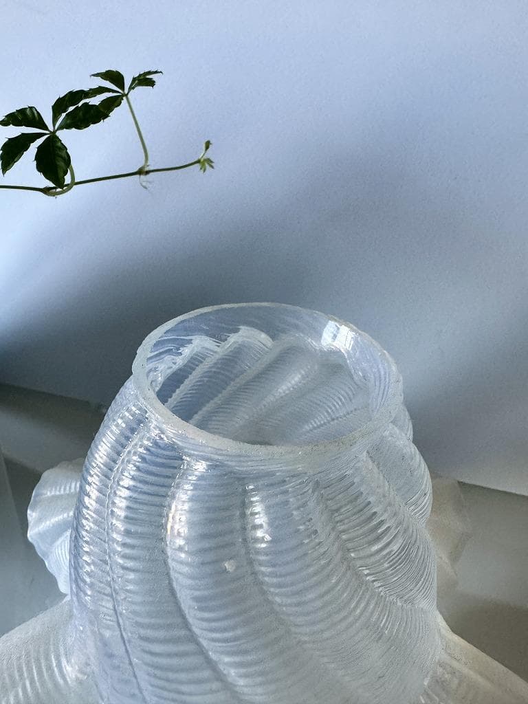 アンティーク　オパールセンド　ランプシェード フリル