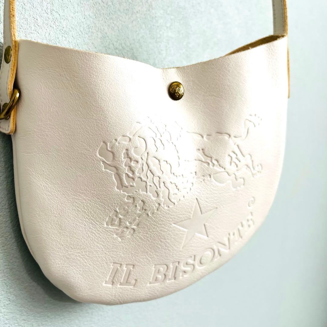 【未使用級】イルビゾンテ ショルダーバッグ ビッグロゴ ILBISONTE