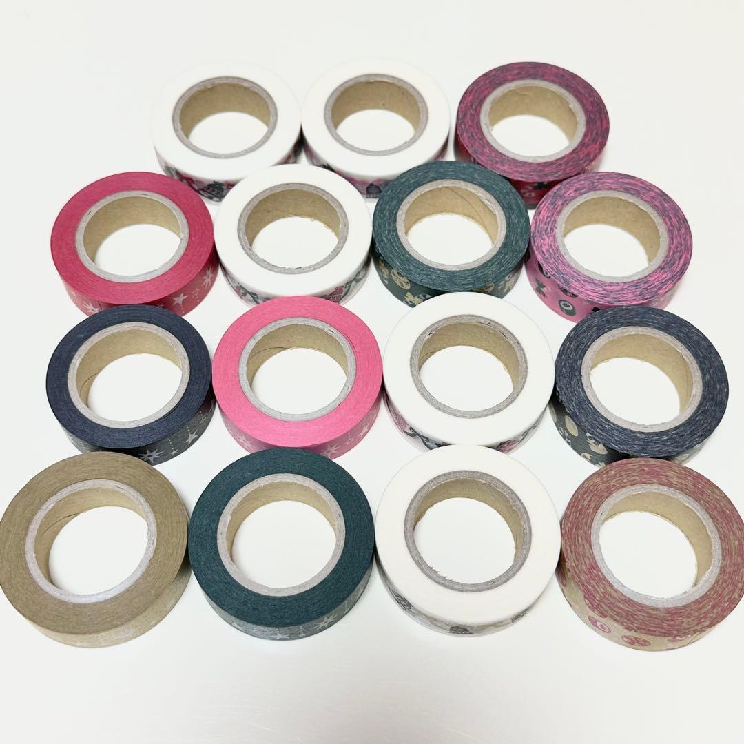 マークス 廃盤マスキングテープ クリスマスアソート 2011 15本セット 中古