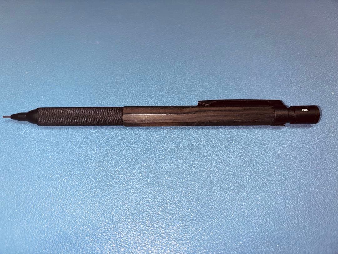 ラダイトイベント限定木軸シャーペン黒柿