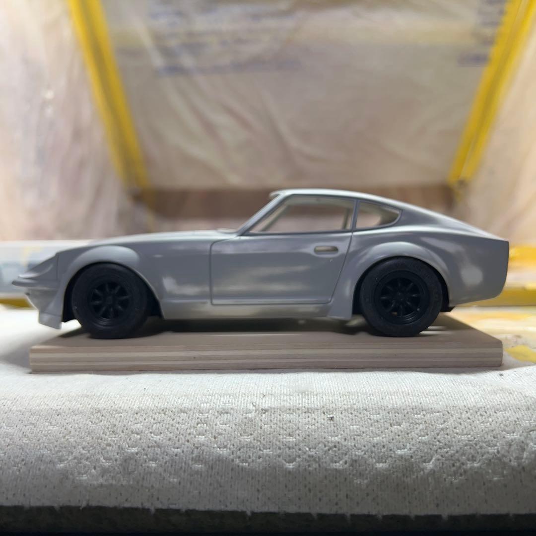 S30 アオシマ　プラモデル　フェアレディ　完成品