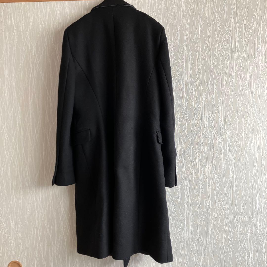 ZARA Woman MANTECO黒 ダブルチェスターコート L Large