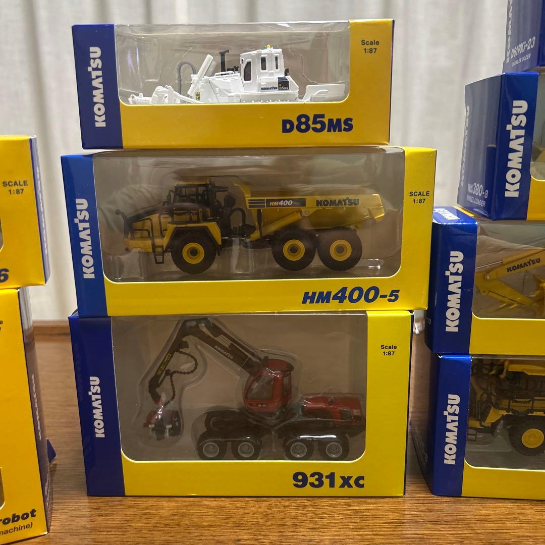 コマツ　非売品　株主限定配布品　オリジナル　ミニチュア　ミニカー　働く車　美品