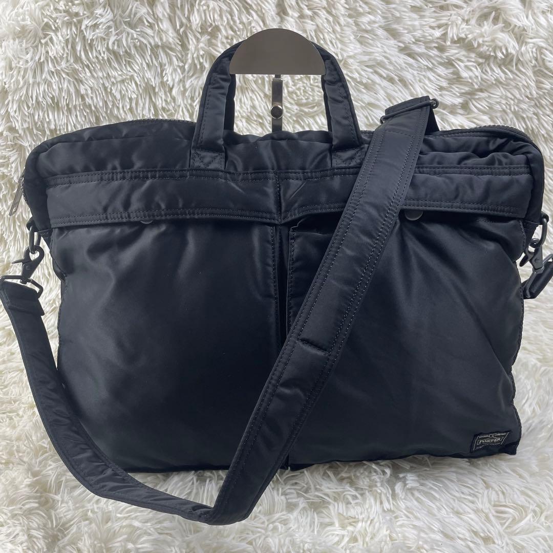 アントンPORTER TANKER ブラック ビジネスバッグ　2way
