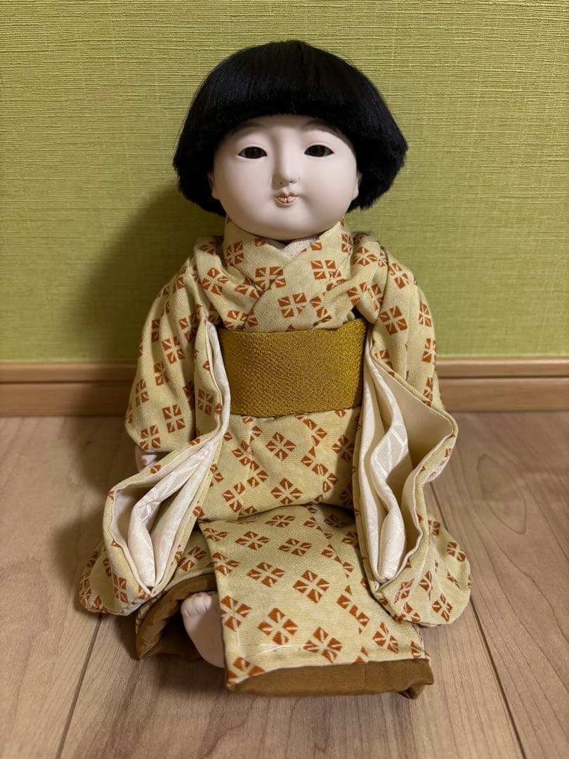 ［お正月特価］市松人形 2体 竹取物語 芳寿作 アンティーク 工芸品