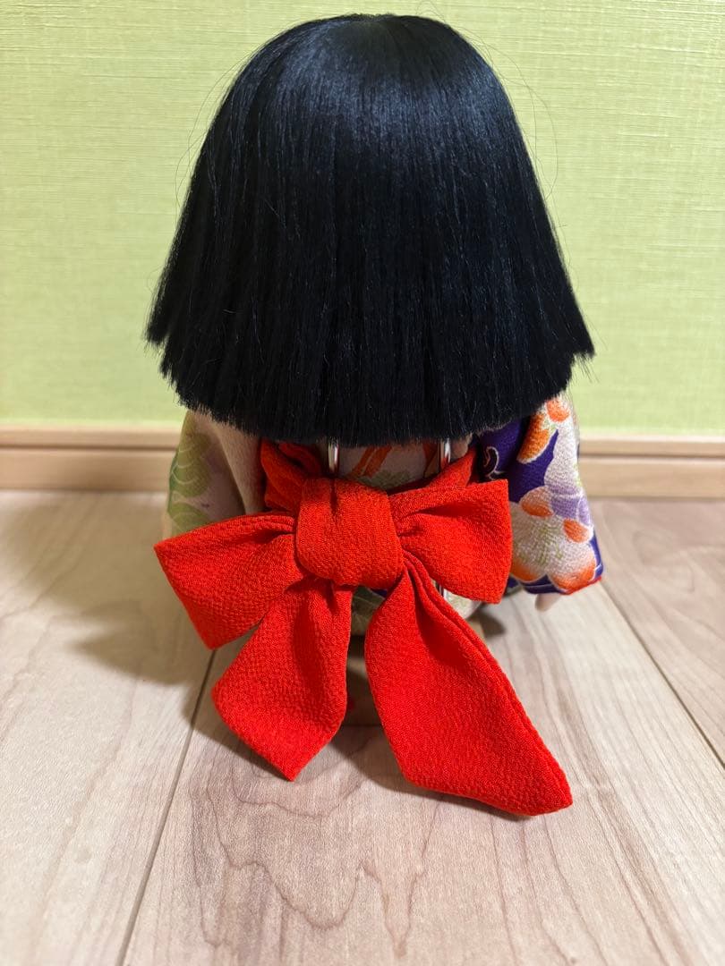 ［お正月特価］市松人形 2体 竹取物語 芳寿作 アンティーク 工芸品