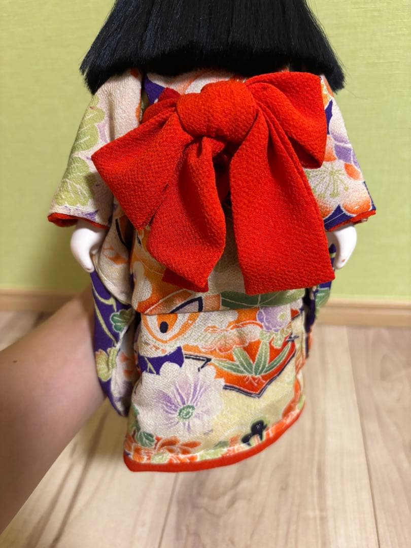 ［お正月特価］市松人形 2体 竹取物語 芳寿作 アンティーク 工芸品