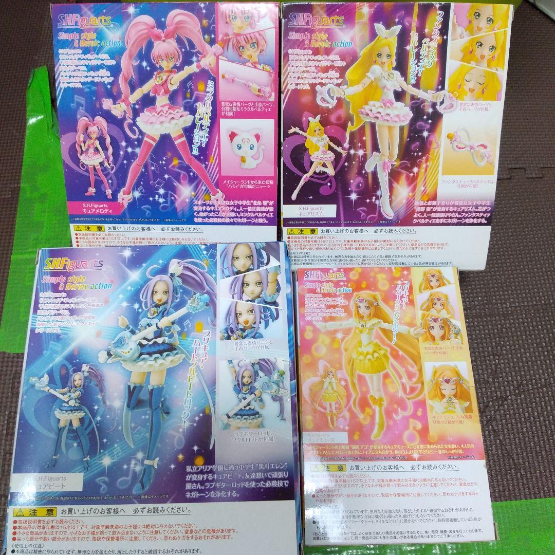 【処分まとめ売り】S.H.Figuarts スイートプリキュア♪　4体セット