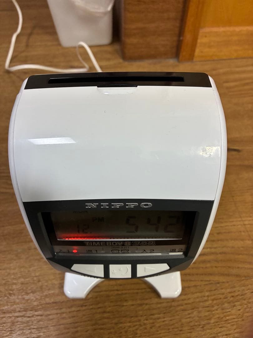 NIPPO ニッポー　タイムレコーダー　タイムボーイ8プラス　タイムカード付
