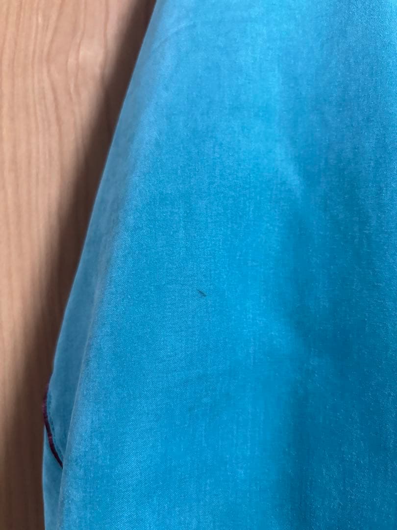 ミュージシャン harapeco Color Suede blouson-Blue Green