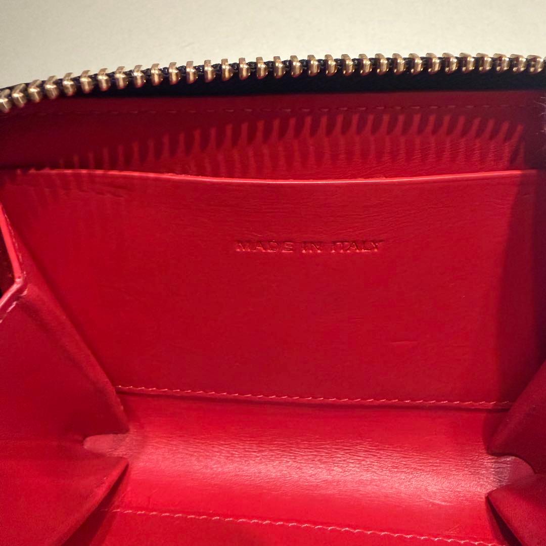 クリスチャンルブタン ケース 小銭入れ カード2枚 黒/赤