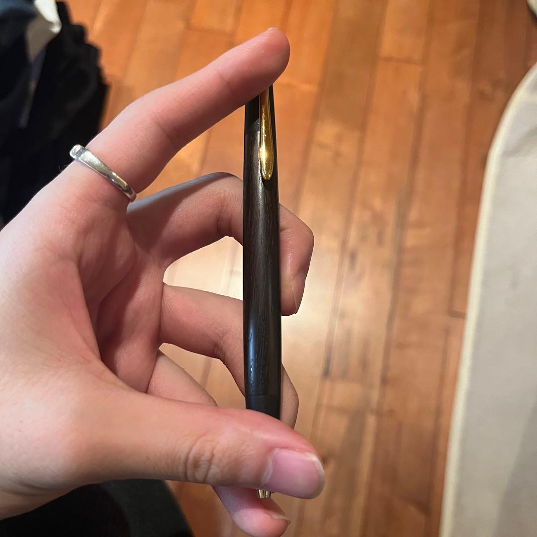 【旧型】野原工芸 ハカランダ シャープペンシル　ゴールド