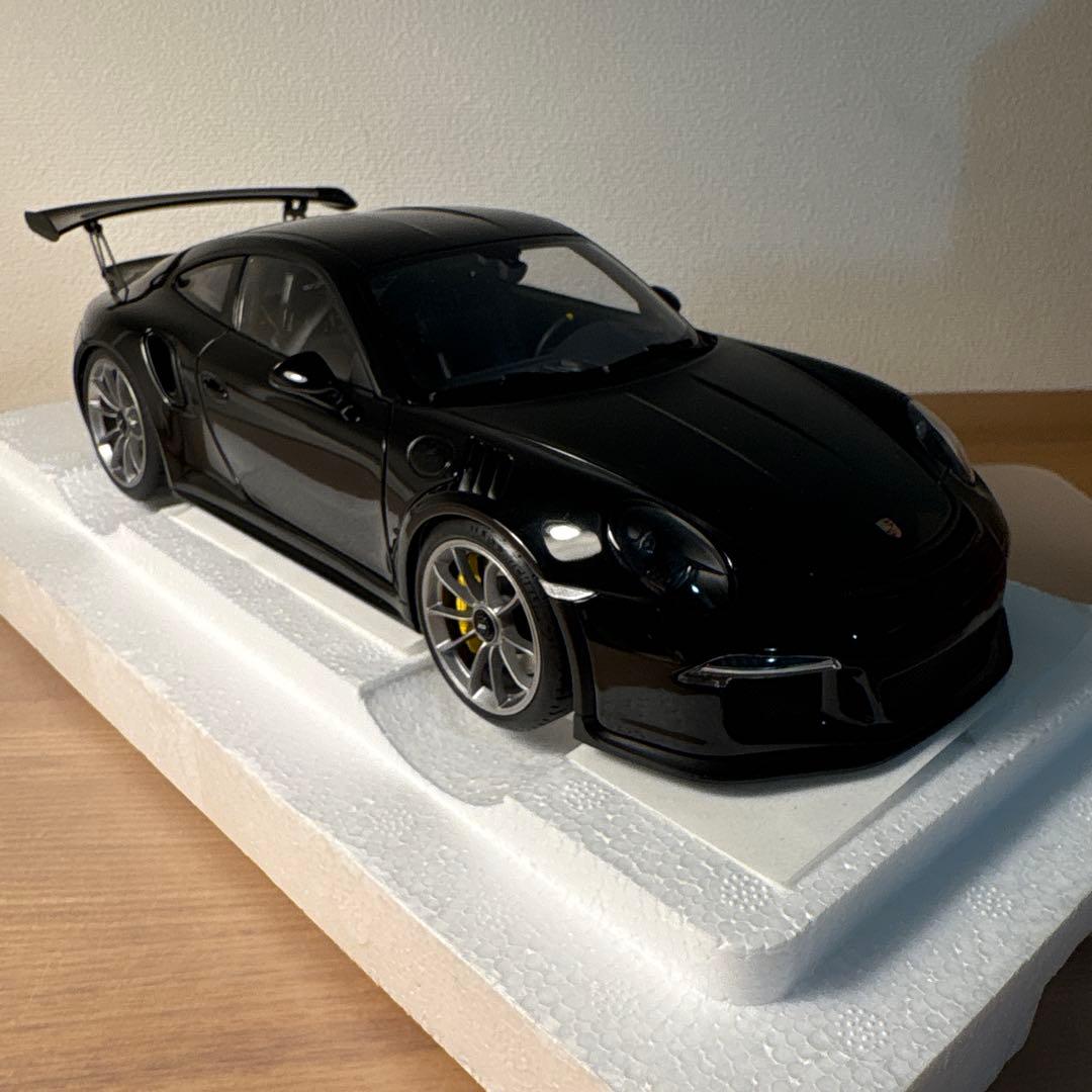 オートアート　ポルシェ911 991 GT3 RS 1/18 ミニカー　ブラック