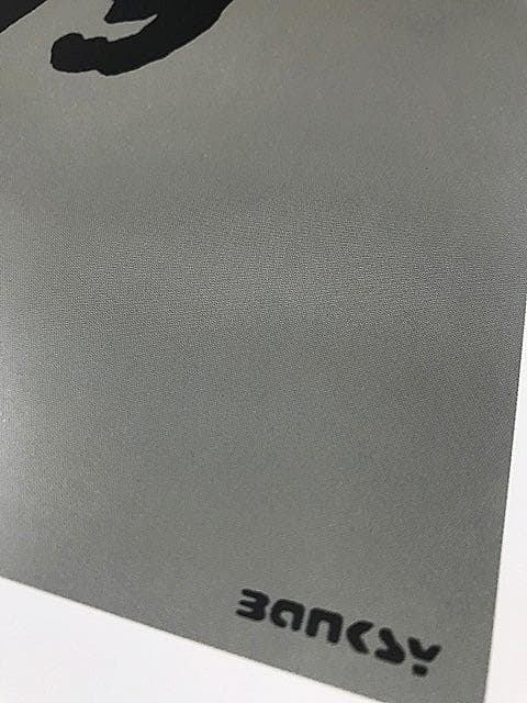 額装済/ポスター/Laugh Now（バンクシー）