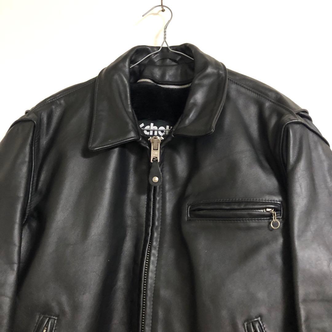 極美品 schott レザージャケット642 44サイズ ライナー付き