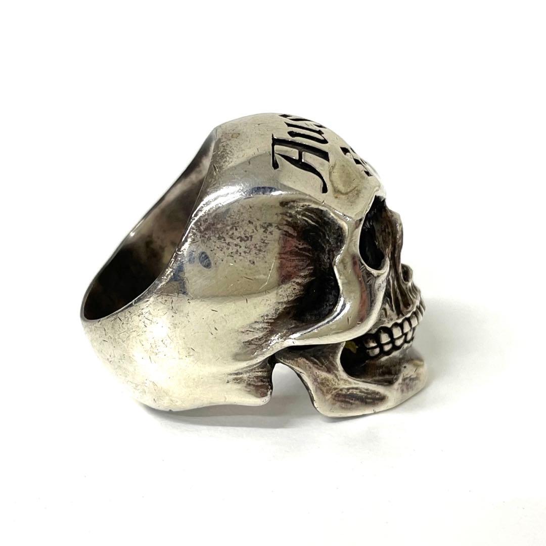 【TK】シルバーリング　スティーブ・オースチスカルリング　ストーンコールド