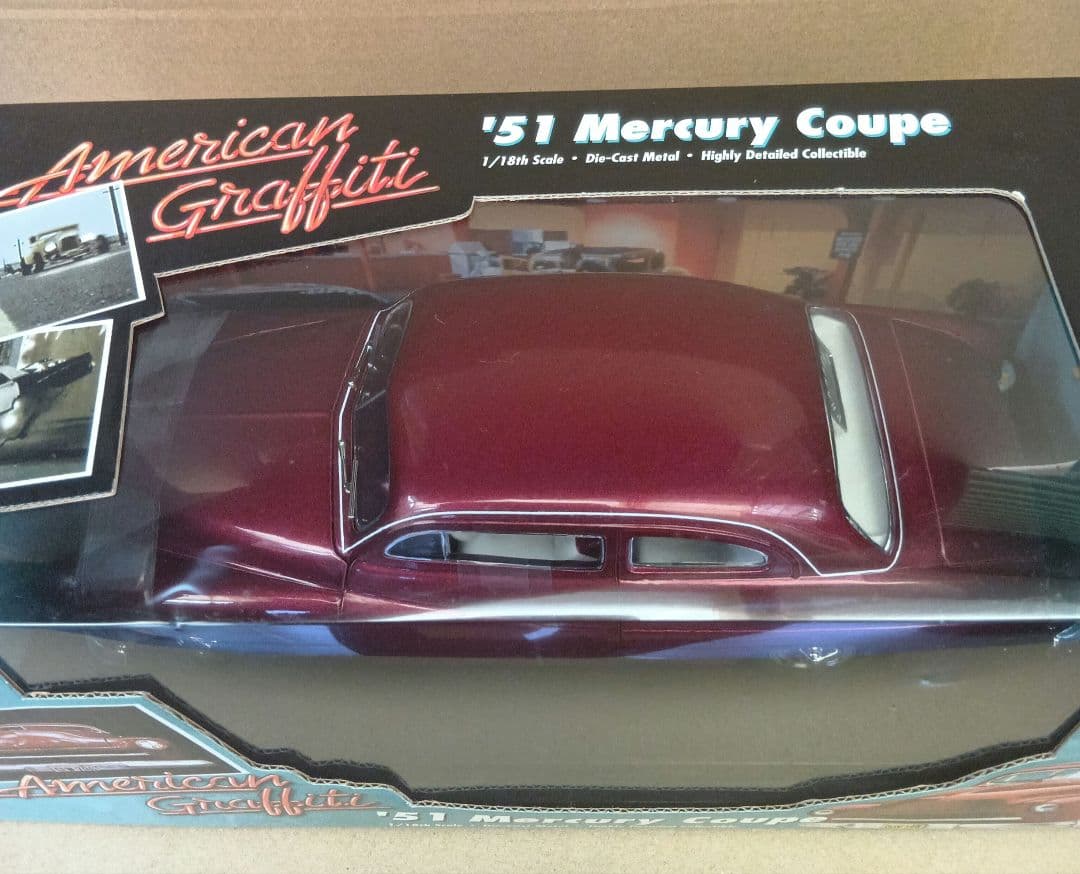 【絶版 限定】Ertl 1/18 '51 Mercury Coupe ミニカー