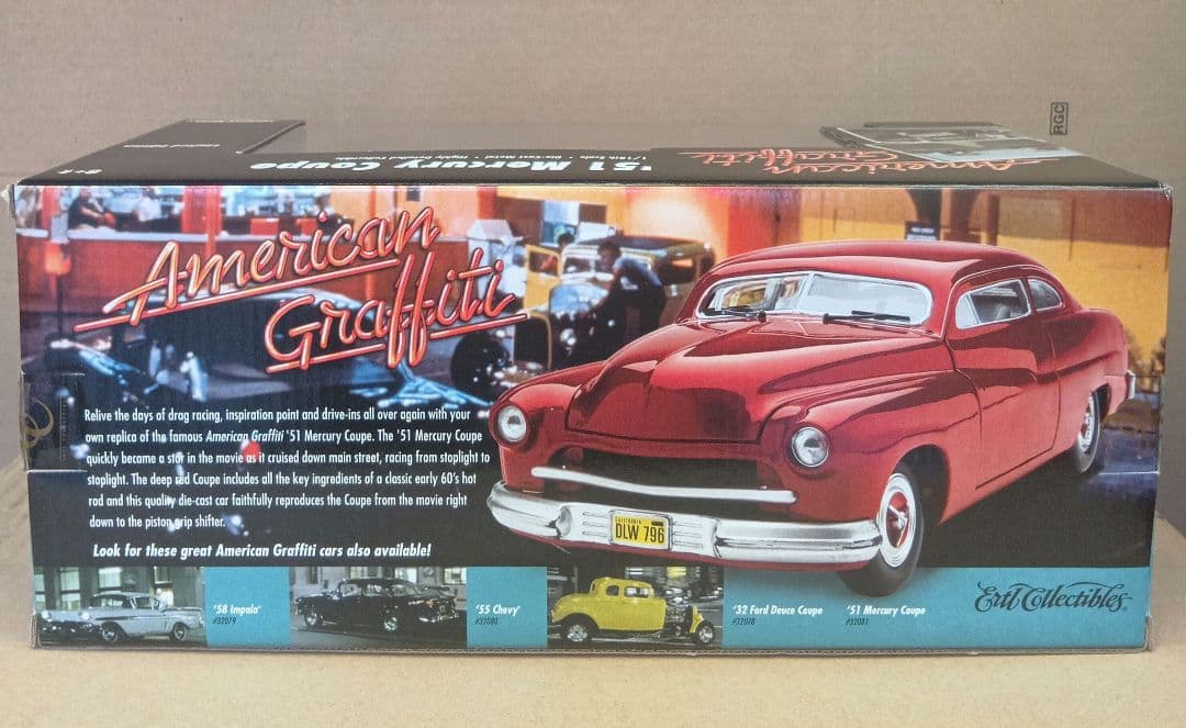 【絶版 限定】Ertl 1/18 '51 Mercury Coupe ミニカー