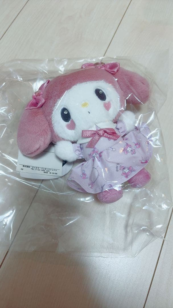 完売品　【mezzopiano】【マイメロディ】ぬいぐるみチャーム