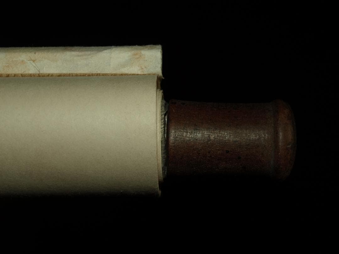 骨董市仕入れ品 山水図　掛け軸　肉筆水彩絵　骨董品 BD191A10-3