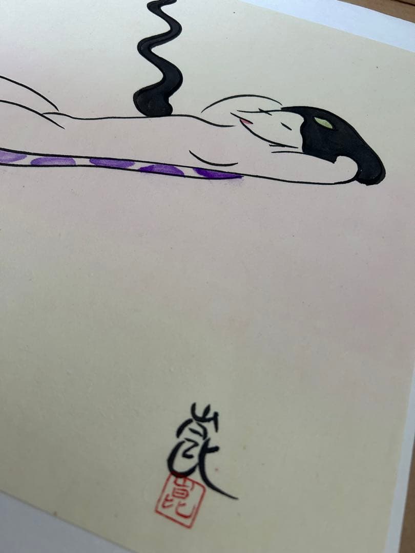 女かっぱ　清水崑　真作　肉筆　3葉まとめて