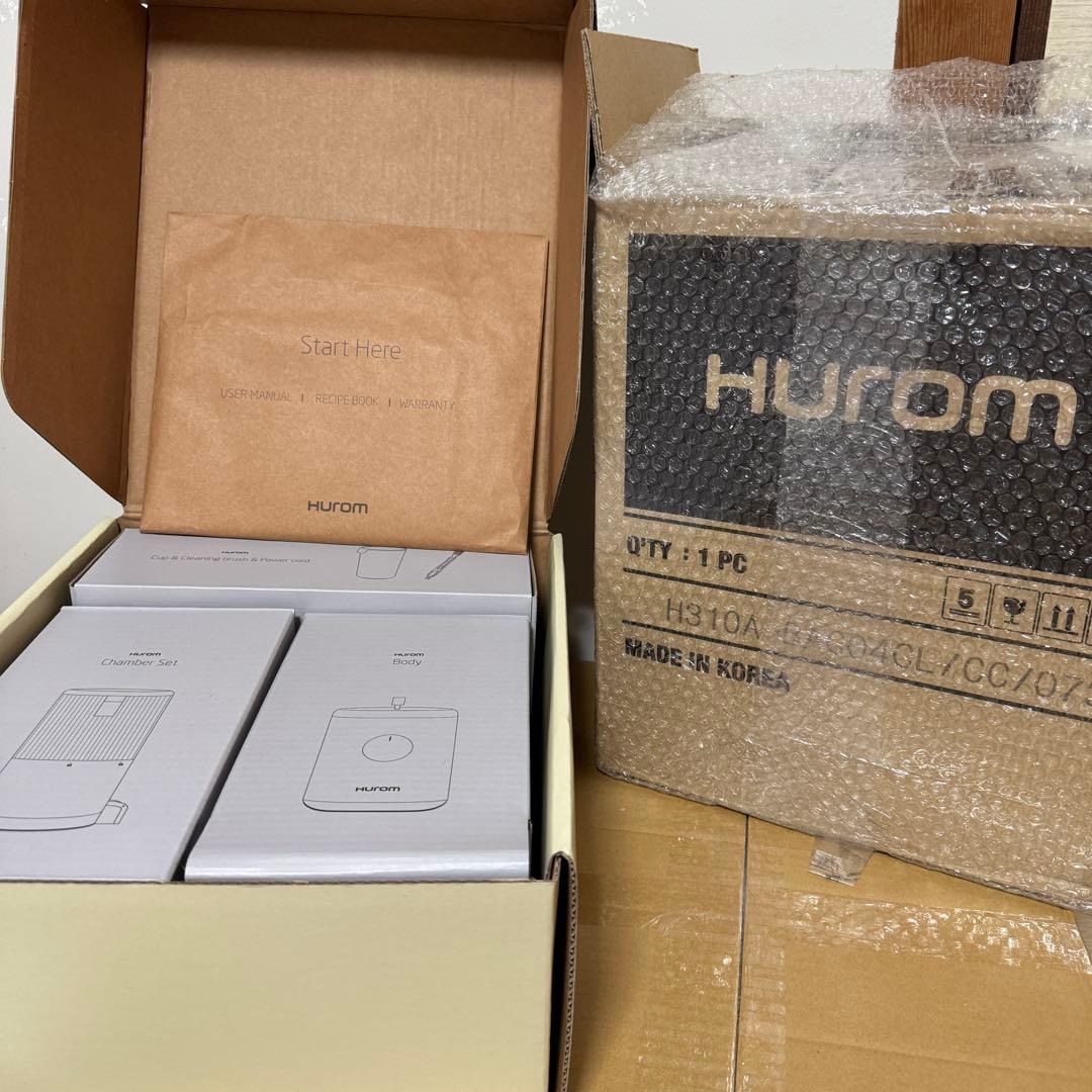 M01 Hurom ジューサー ホワイト スロージューサー H310A ホワイト