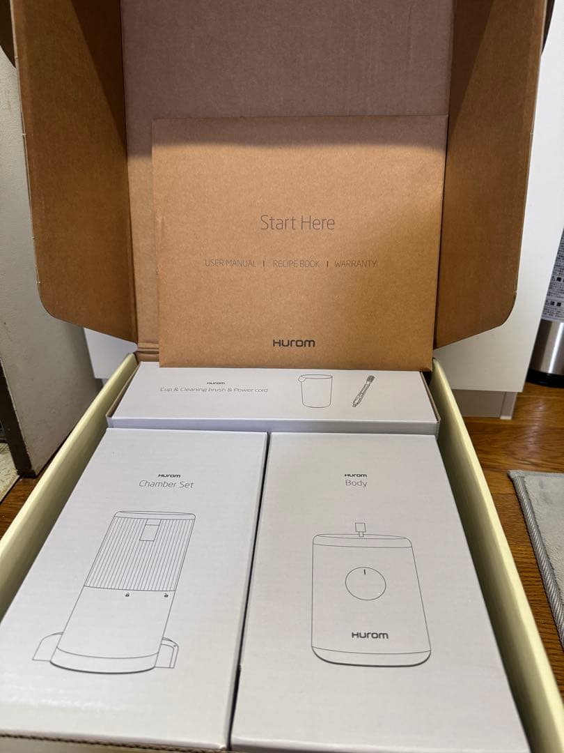 M01 Hurom ジューサー ホワイト スロージューサー H310A ホワイト