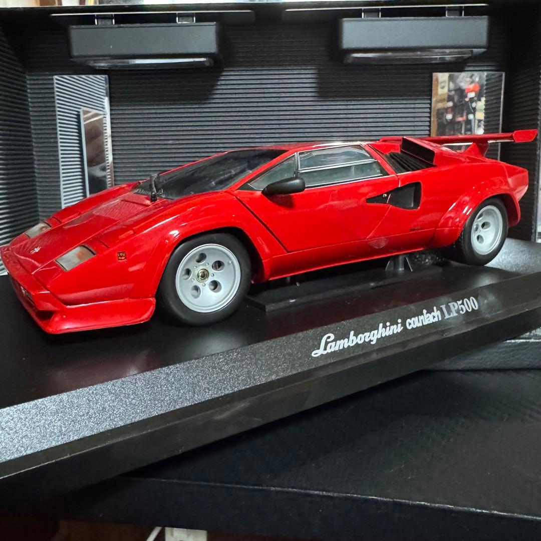 絶版未展示品 京商 1/18 ランボルギーニ カウンタック LP500 レッド